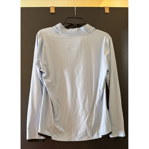 Women's EP Pro Tour Tech Golf Quarter Zip Pullover blue with black trim size M - Picture 4 of 9